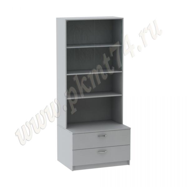 Шкаф для выставки в школьном музее МТ 12-8 Серый