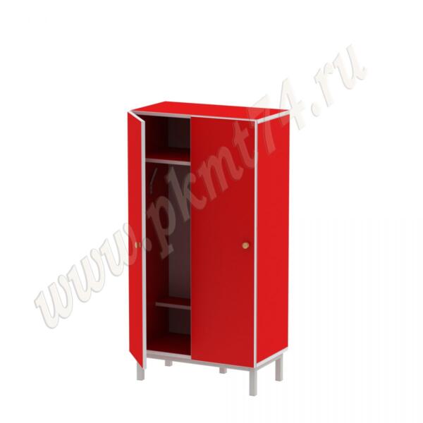 Шкаф двухместный для детской одежды МТ 17-76 Красный Шкаф двухместный для детской одежды МТ 17-76 Красный