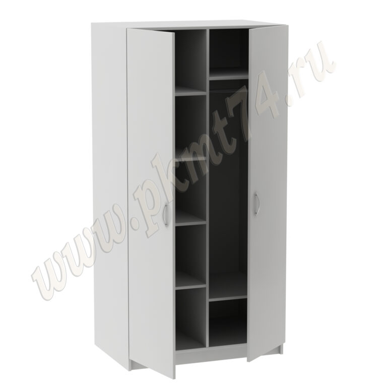 Шкаф комбинированный с хромированной трубой МТ 14-13 Серый Шкаф комбинированный с хромированной трубой МТ 14-13 Серый