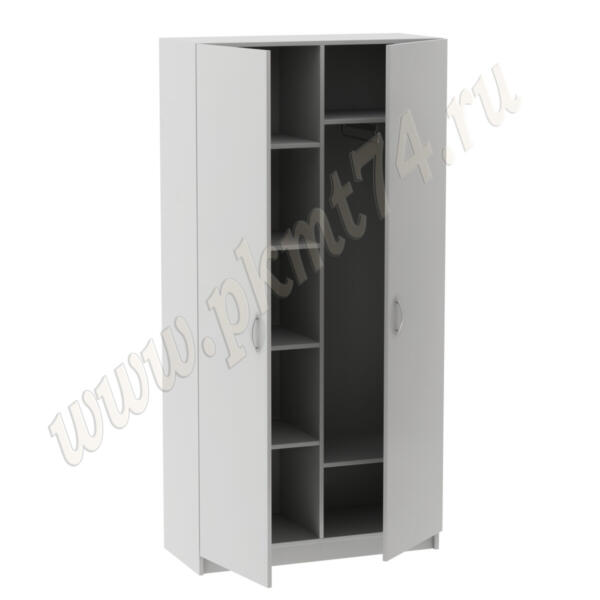 Шкаф комбинированный широкий МТ 14-10 Серый ПК «Мебельные технологии» Шкаф комбинированный широкий МТ 14-10 Серый