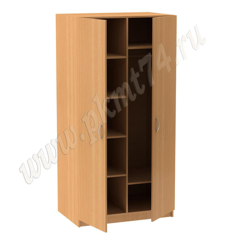 Шкаф комбинированный с хромированной трубой МТ 14-13 МДО Бук Шкаф комбинированный с хромированной трубой МТ 14-13 МДО Бук