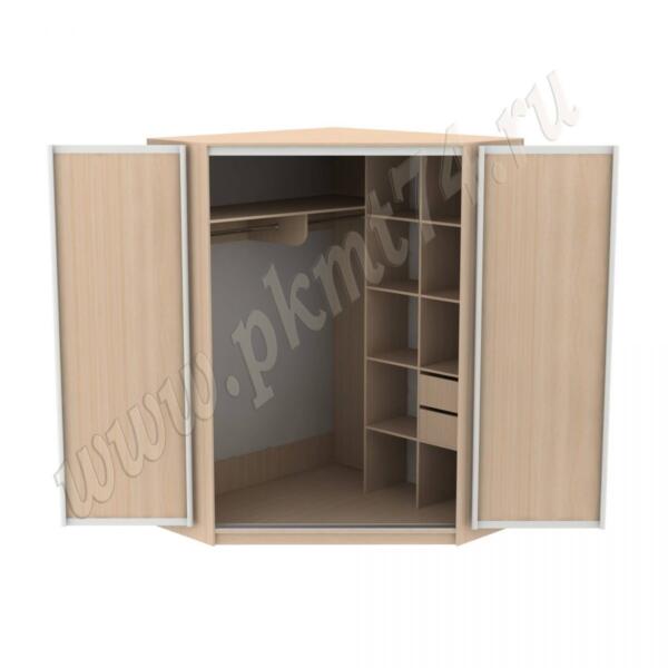 Шкаф купе угловой МТ 15-20 дуб Молочный