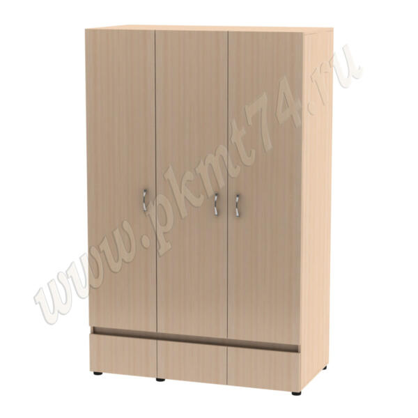 Шкаф плательный комбинированный трехдверный МТ 14-21 Дуб Молочный Шкаф плательный комбинированный трехдверный МТ 14-21 Дуб Молочный