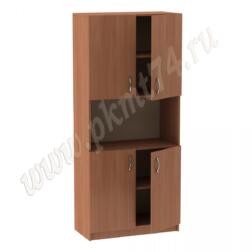 Шкаф с открытой нишей в центре МТ 14-36 Вишня Оксфорд Шкаф с открытой нишей в центре МТ 14-36 Вишня Оксфорд