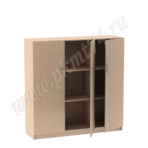 Шкаф с тремя дверками МТ 14-12 дуб Молочный