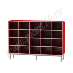 Шкаф с ячейками для 20 горшков МТ 17-86 Красный Шкаф с ячейками для 20 горшков МТ 17-86 Красный