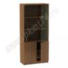 Шкаф для документов со стеклянными фасадами МТ 14-4 Орех