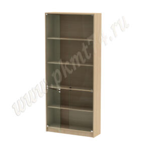 Шкаф витринный со стеклянными дверцами МТ 12-5 Клён