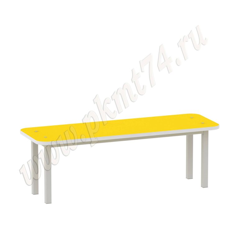 Скамья на каркасе для одевания МТ 17-75 Желтый