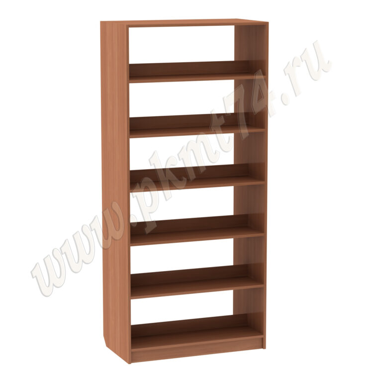 Стеллаж библиотечный двухсторонний МТ 11-2 Вишня Оксфорд
