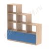 Стеллаж для игрушек и пособий МТ 17-63 Мол-Голубой