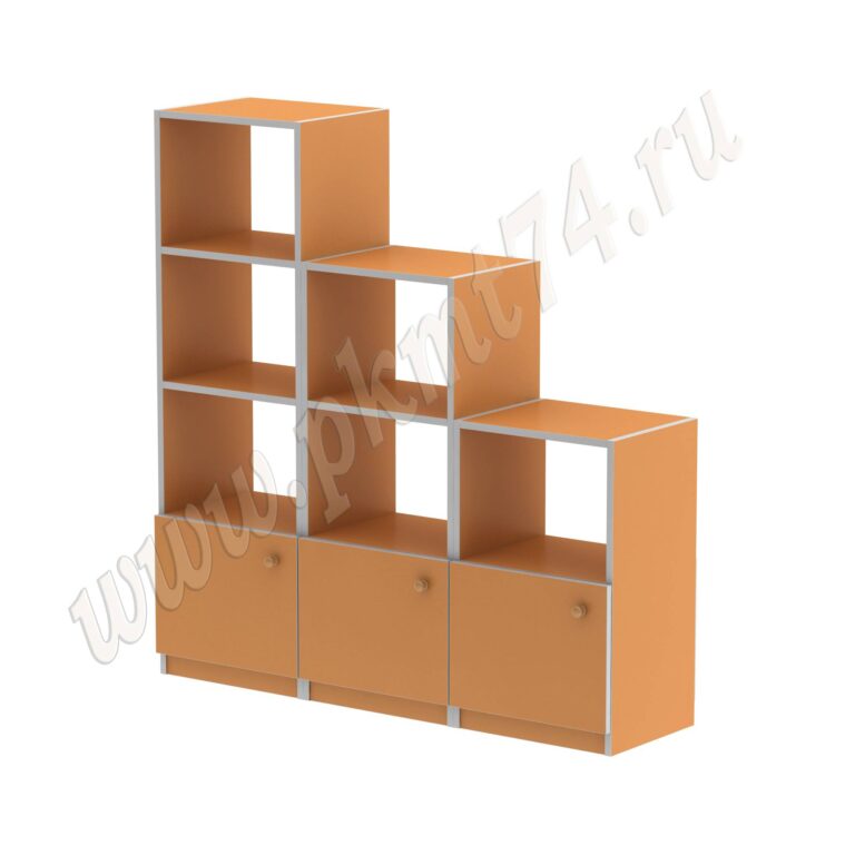 Стеллаж для игрушек и пособий МТ 17-63 Желтый