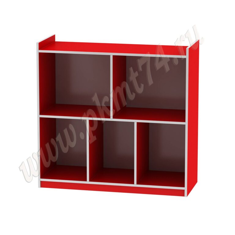 Стеллаж для игрушек МТ 17-45 Красный Стеллаж для игрушек МТ 17-45 Красный