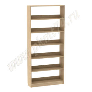 Стеллаж для библиотеки МТ 11-1 Клён Стеллаж для библиотеки МТ 11-1 Клён