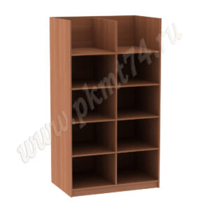 Стеллаж для книг широкий МТ 11-8 Вишня Оксфорд Стеллаж для книг широкий МТ 11-8 Вишня Оксфорд