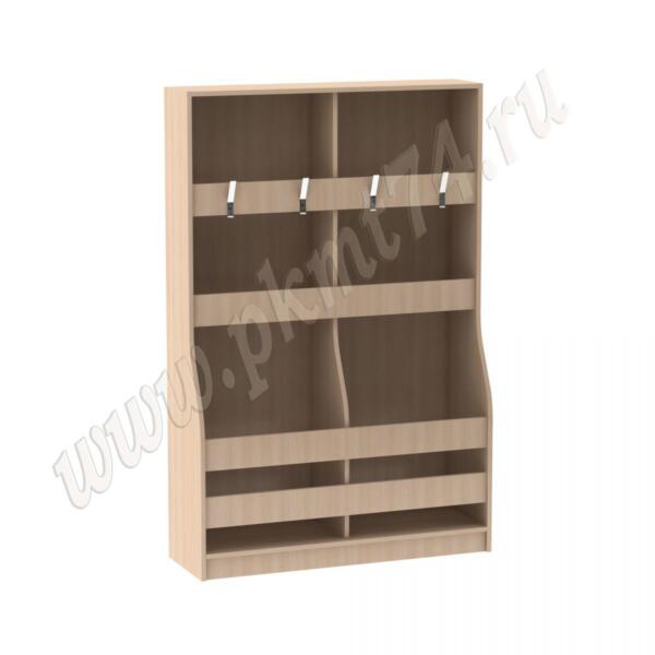 Стеллаж для спортивного инвентаря Мт 03-7 дуб Молочный
