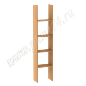 Стеллаж для журналов МТ 11-6 Бук Бавария светлый Стеллаж для журналов МТ 11-6 Бук Бавария светлый