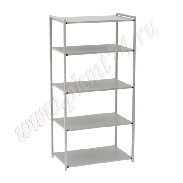 Стеллаж металлический МТ 03-5 серый