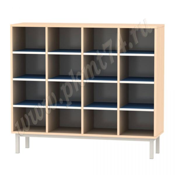 Стеллаж на металлическом каркасе для горшков МТ 17-85 Дуб Молочный-Голубой Стеллаж на металлическом каркасе для горшков МТ 17-85 Дуб Молочный-Голубой