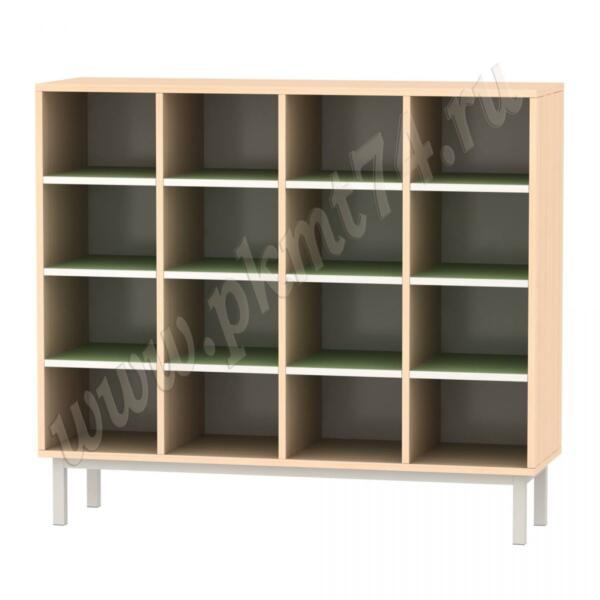 Стеллаж на металлическом каркасе для горшков МТ 17-85 Дуб Молочный-Салатовый Стеллаж на металлическом каркасе для горшков МТ 17-85 Дуб Молочный-Салатовый