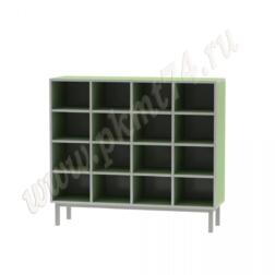 Стеллаж на металлическом каркасе для горшков МТ 17-85 Салатовый