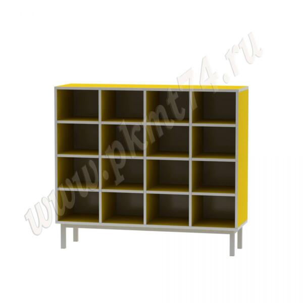 Стеллаж на металлическом каркасе для горшков МТ 17-85 Желтый Стеллаж на металлическом каркасе для горшков МТ 17-85 Желтый