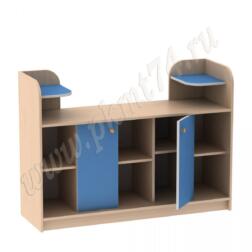 Стенка для игрушек МТ 17-65 Мол-Голубой Стенка для игрушек МТ 17-65 Мол-Голубой