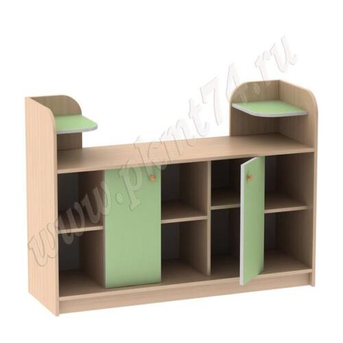 Стенка для игрушек МТ 17-65 Мол-Салатовый Стенка для игрушек МТ 17-65 Мол-Салатовый