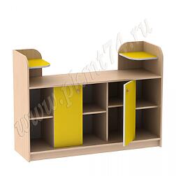 Стенка для игрушек МТ 17-65 Мол-Жёлтый Стенка для игрушек МТ 17-65 Мол-Жёлтый
