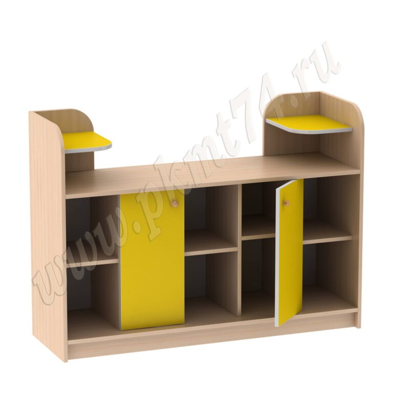 Стенка для игрушек МТ 17-65 Мол-Жёлтый