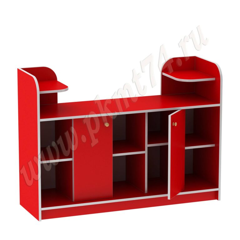 Стенка для игрушек МТ 17-65 Красный