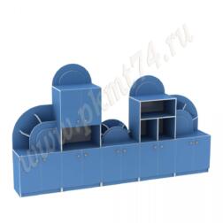 Стенка для игрушек Радуга МТ 17-64 Голубой