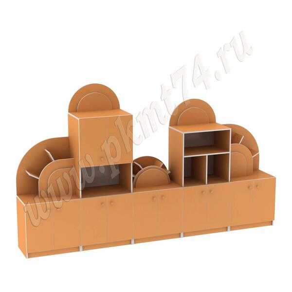 Стенка для игрушек Радуга МТ 17-64 Оранжевый (Манго)