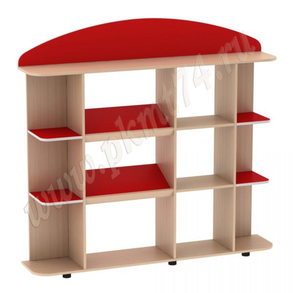 Стенка игровая комбинированная МТ 17-58 Дуб Молочный-Красный Стенка игровая комбинированная МТ 17-58 Дуб Молочный-Красный