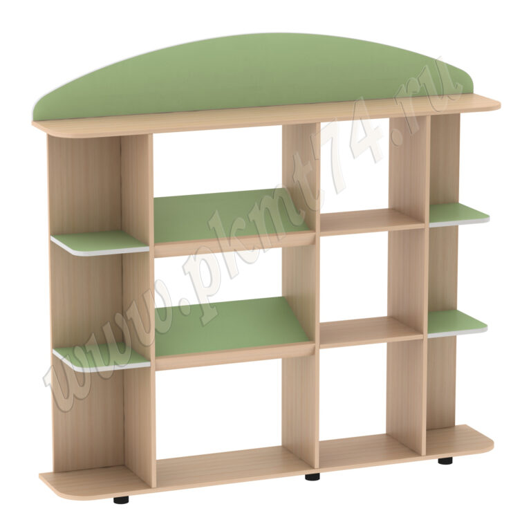 Стенка игровая комбинированная МТ 17-58 Дуб Молочный-Салатовый