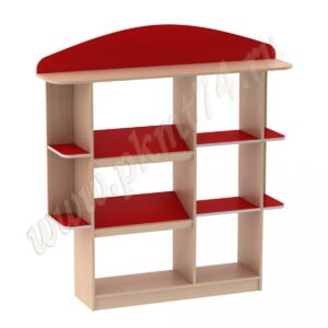 Стенка игровая комбинированная облегченная МТ 17-59 Дуб Молочный-Красный