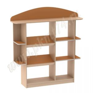 Стенка игровая комбинированная облегченная МТ 17-59 Дуб Молочный-Оранжевый