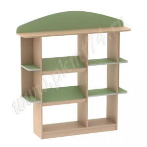 Стенка игровая комбинированная облегченная МТ 17-59 Дуб Молочный-Салатовый