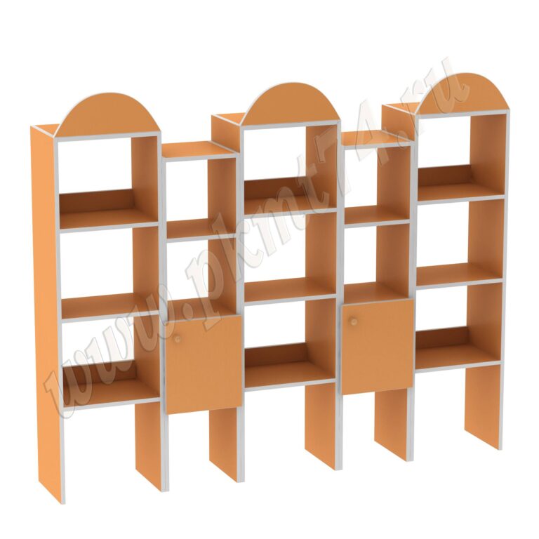 Стенка модульная для игровой МТ 17-60 Оранжевый (Манго)