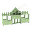 Стенка модульная для игрушек Рыцарский замок МТ 17-61 Салатовый