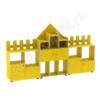 Стенка модульная для игрушек Рыцарский замок МТ 17-61 Желтый