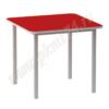 Стол детский на металлическом каркасе четырехместный МТ 17-4 Красный