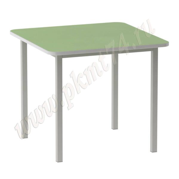 Стол детский на металлическом каркасе четырехместный МТ 17-4 Салатовый