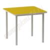 Стол детский на металлическом каркасе четырехместный МТ 17-4 Желтый