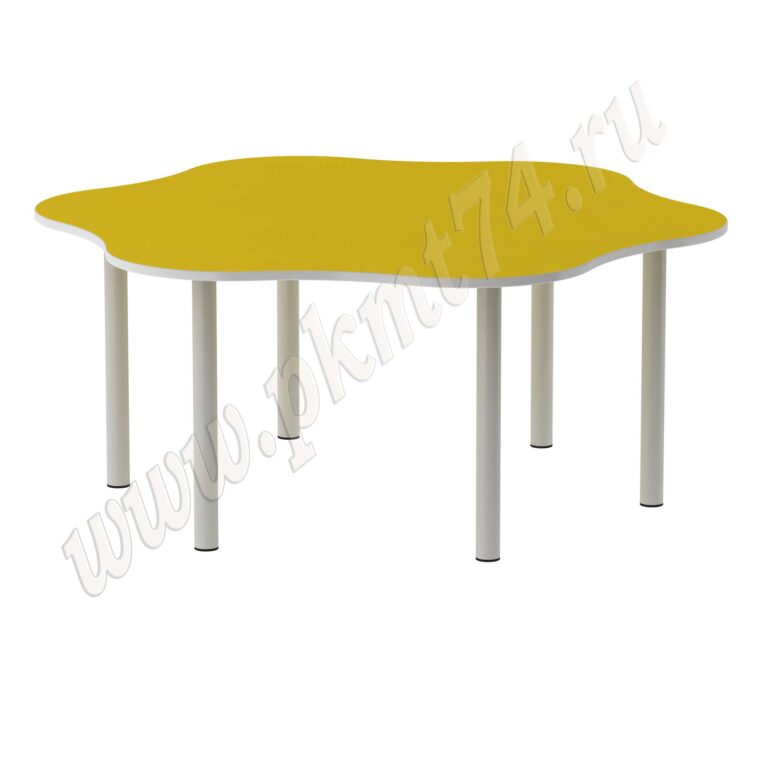 Стол детский шестиместный МТ 17-71 Желтый