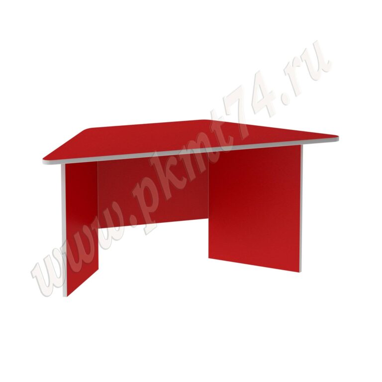 Стол детский трапециевидный из ЛДСП МТ 17-10 Красный