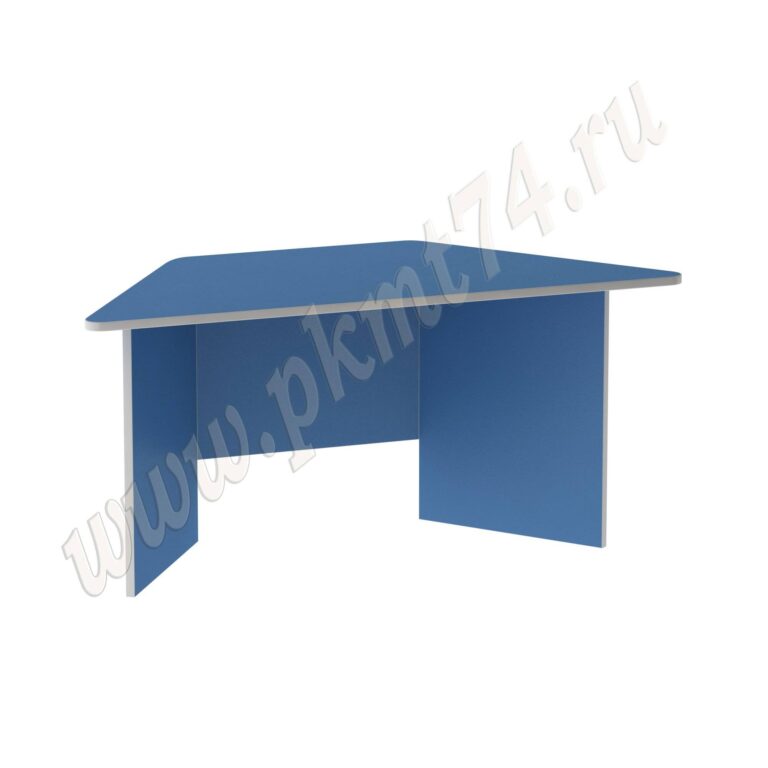 Стол детский трапециевидный из ЛДСП МТ 17-10 Голубой