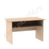 Стол для общежития письменный с полкой МТ 06-2 дуб Молочный