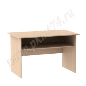 Стол для общежития письменный с полкой МТ 06-2 дуб Молочный Стол для общежития письменный с полкой МТ 06-2 дуб Молочный