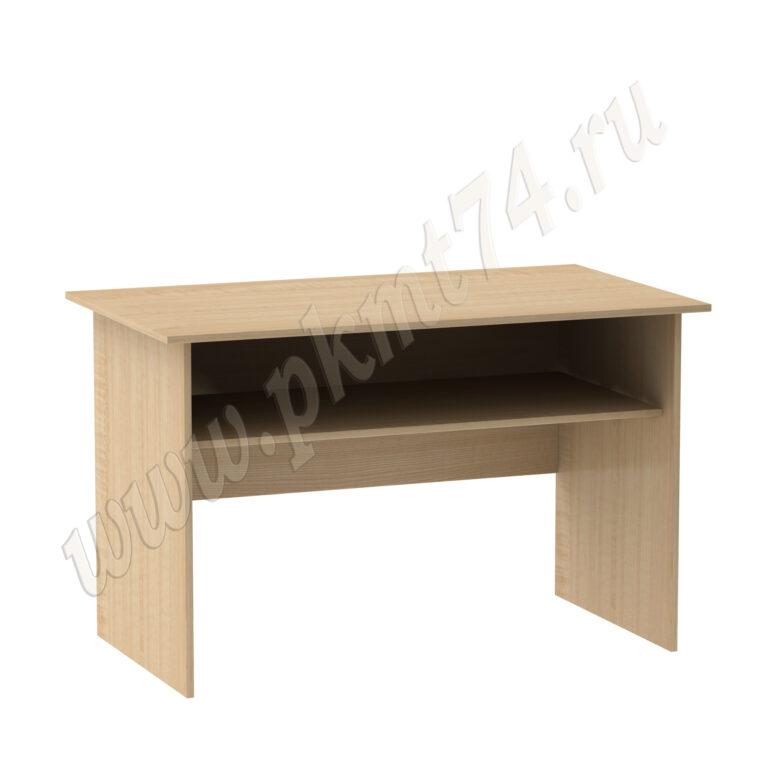 Стол для общежития письменный с полкой МТ 06-2 Клён